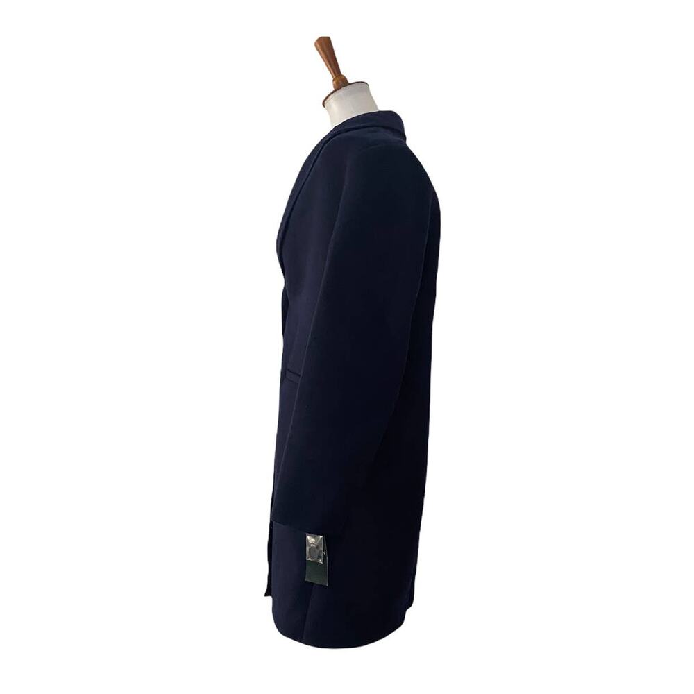 Lauren Ralph Lauren Womens Wool Blend Reefer Coat Blue M Medium - Picture 5 of 10